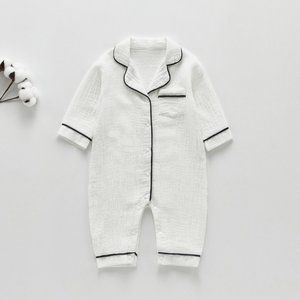 Baby Pocket Lapel Pajamas Romper 12-18M